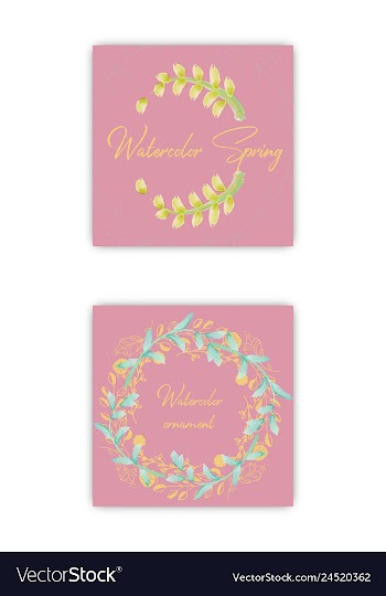 Summer vintage floral greeting card with blooming vector image