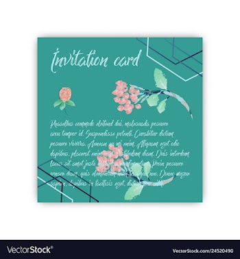 Summer vintage floral greeting card with blooming vector image
