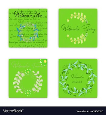 Summer vintage floral greeting card with blooming vector image