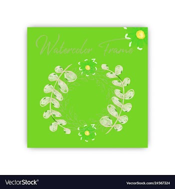 Summer vintage floral greeting card with blooming vector image