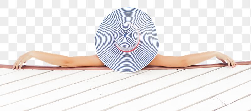 Summer woman png border, vacation | Free PNG - rawpixel