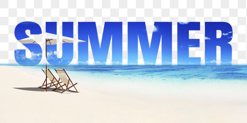 Summer word png border sticker, | Free PNG - rawpixel