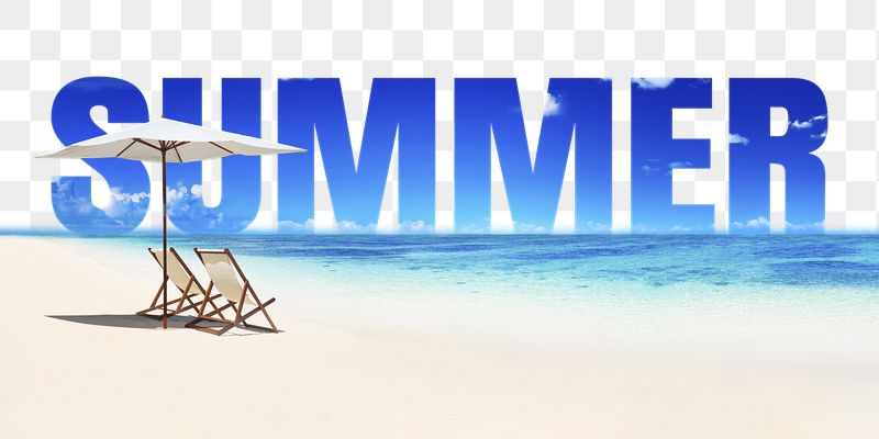 Summer word png border sticker, | Free PNG - rawpixel