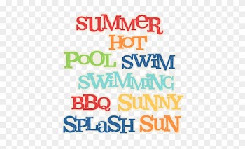 Summer Word Titles Svg Scrapbook Cut File Cute Clipart - Scalable Vector Graphics