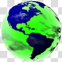 SummerGlass Globe Amerika Icon, AsMidBlgrnWeathParax, round blue and green abstract illustration transparent background PNG clipart