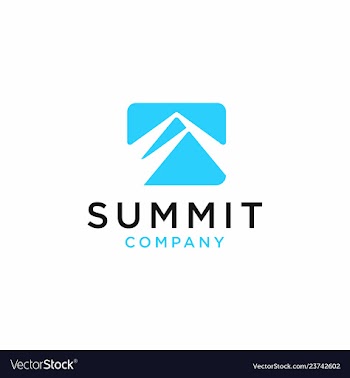 Summit icon of mountain vector image