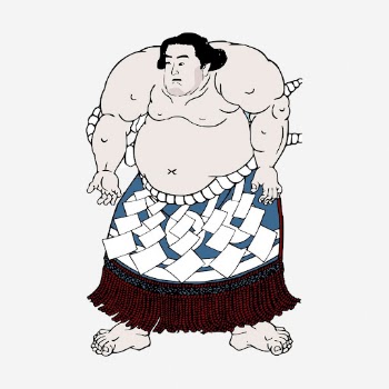 Sumo guy, sports illustration. Free | Free Photo - rawpixel