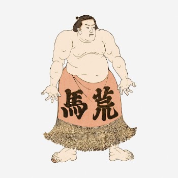 Sumo man, sports illustration. Free | Free Photo - rawpixel