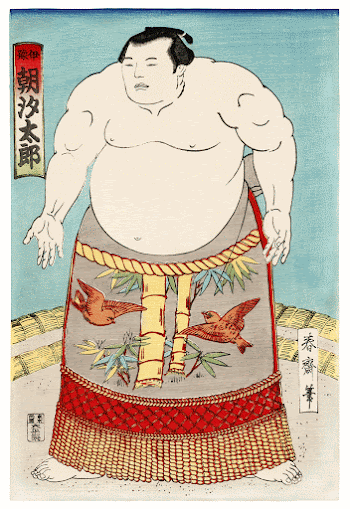 Sumo wrestler (1868 - 1900) | Free Photo Illustration - rawpixel