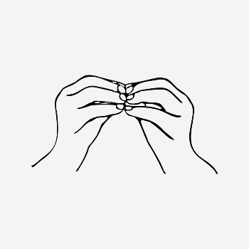 Sumukham hand collage element, vintage | Free PSD Illustration - rawpixel