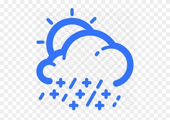 Sun, And, Cloud, With, Snow, Rain, Shower, Rainy, - Cerah Berawan Icon Bmkg