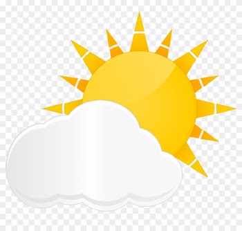 Sun And Clouds Clipart 27, Buy Clip Art - Sol E Nuvem Png
