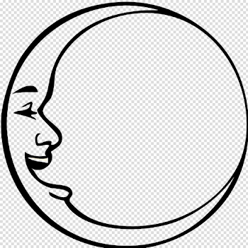 Sun and moon rotate clip art freeuse stock black and white - RR ...
