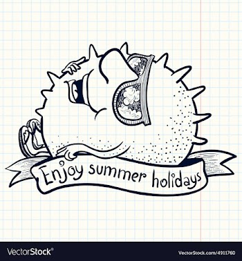 Sun character vector image
