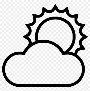 Sun Clouds Partially Cloudy Comments - Clip Art Beer Bottle Cap