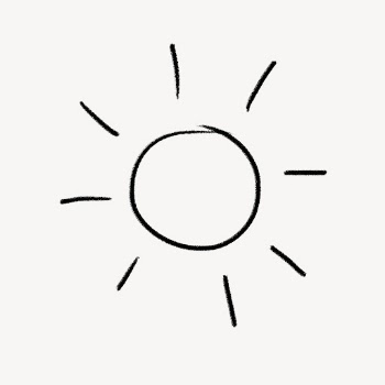 Sun doodle clipart, celestial design | Free PSD - rawpixel