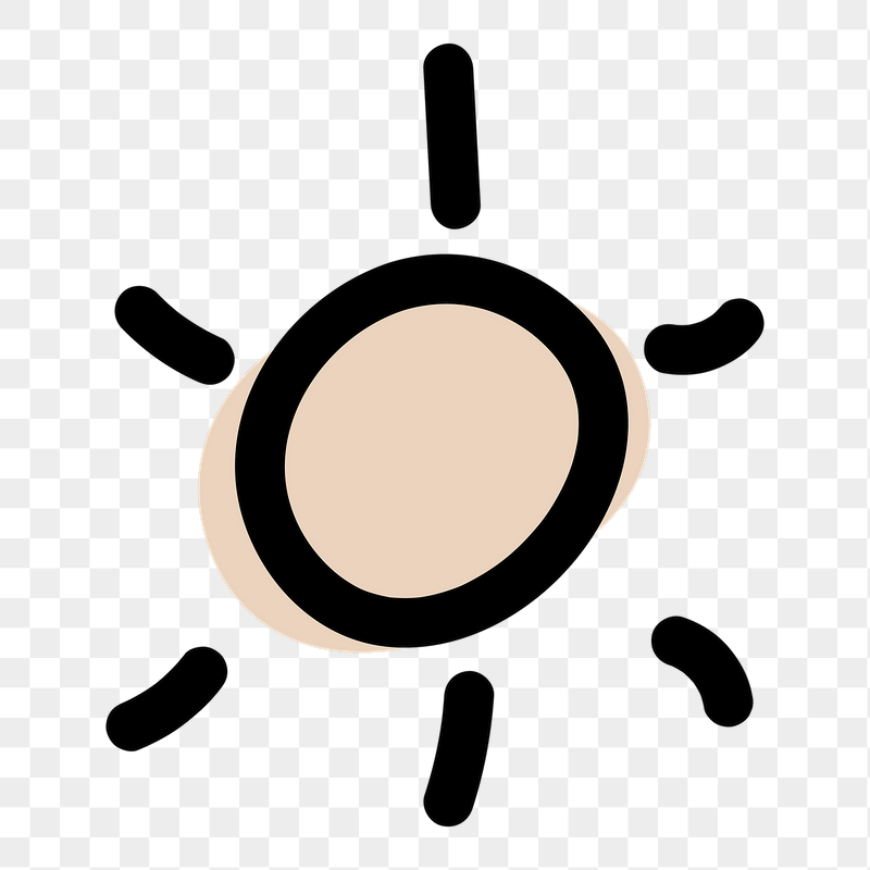 Sun  doodle png sticker, | Free PNG - rawpixel