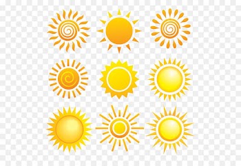 Sun Euclidean vector Royalty-free Clip art - Vector sun 