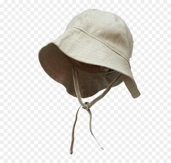 Sun hat Product design - bak outline 