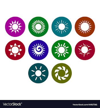 sun icon set