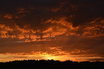 Sun Rays Through the Clouds