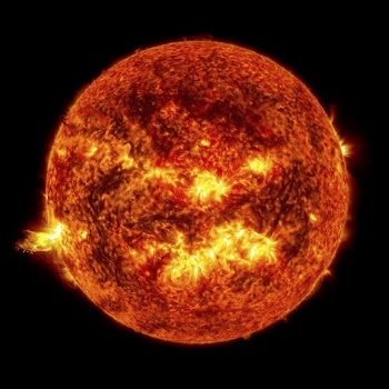 Sun, space sticker, planet surface | Free PSD - rawpixel