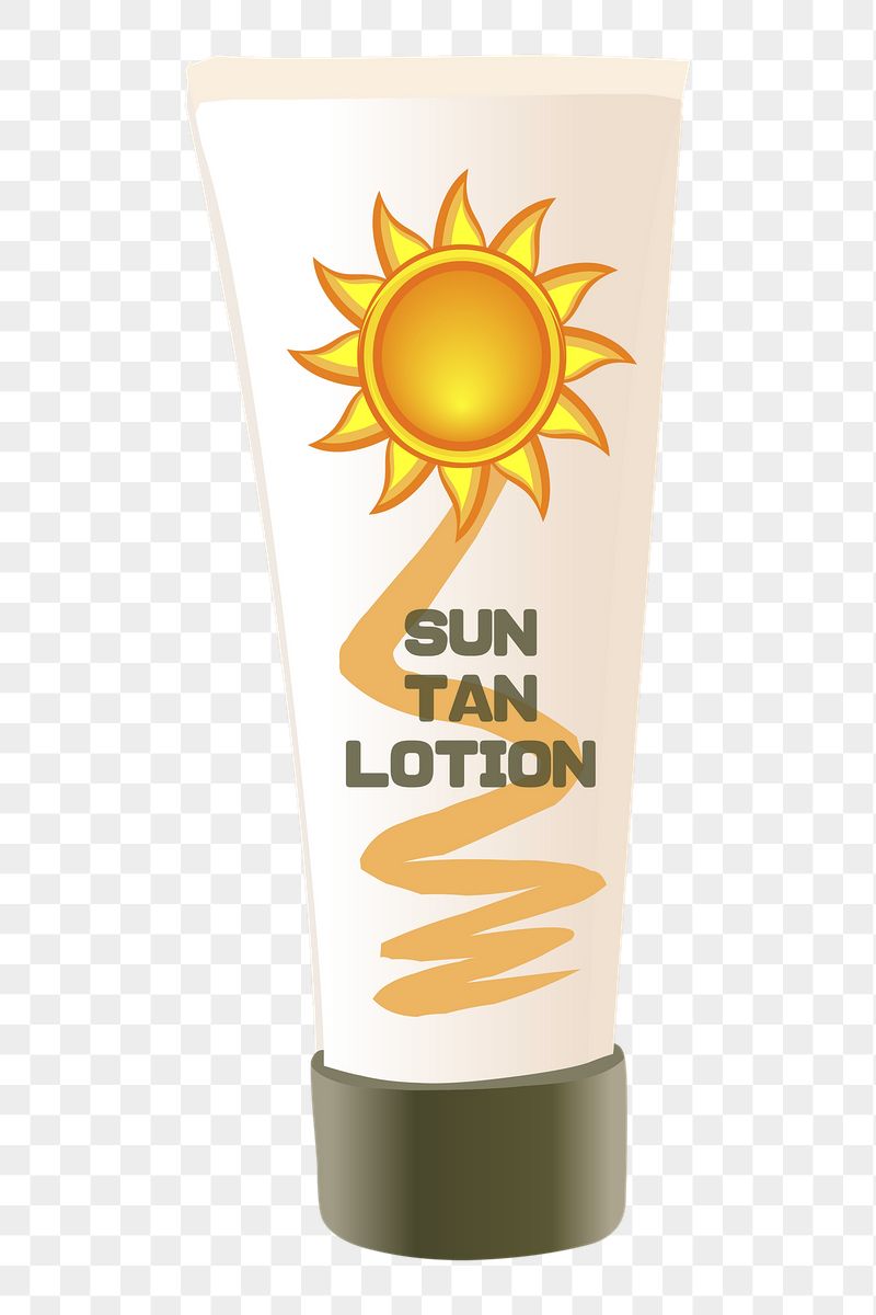 Sun tan lotion png sticker, | Free PNG - rawpixel