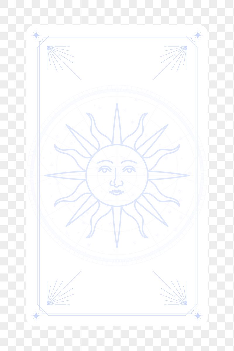 Sun tarot png aesthetic sticker, | Free PNG - rawpixel