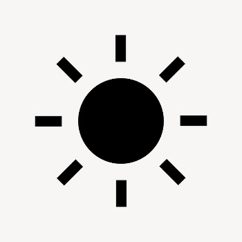 Sun, weather icon, flat graphic | Free Icons - rawpixel