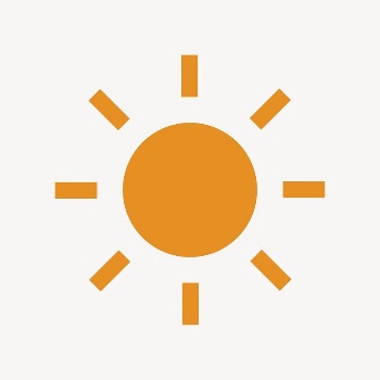 Sun, weather icon, flat graphic | Free Icons - rawpixel