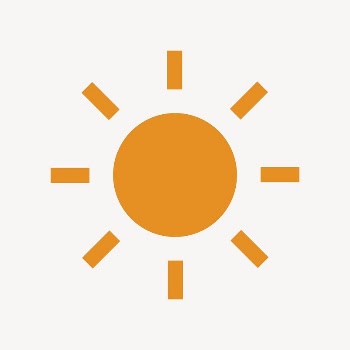 Sun, weather icon, flat graphic | Free Icons - rawpixel