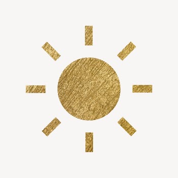 Sun, weather icon, gold illustration | Free Icons - rawpixel
