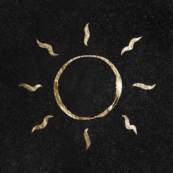 Sun, weather sticker, gold aesthetic | Free PSD Illustration - rawpixel