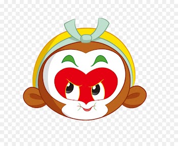 Sun Wukong Journey to the West Cartoon Monkey - Cartoon Sun Wukong head 