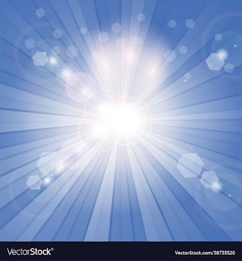 sunburst background blue and white