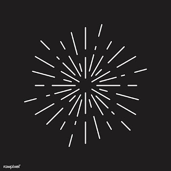Sunburst design on black vector | Free stock vector - 534972