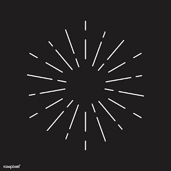 Sunburst design on black vector | Free stock vector - 534978