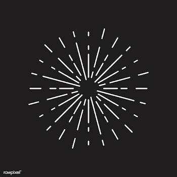 Sunburst design on black vector | Free stock vector - 534994