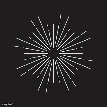 Sunburst design on black vector | Free stock vector - 535000