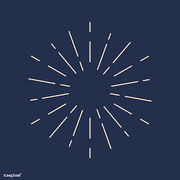 Sunburst design on blue vector | Free stock vector - 534960