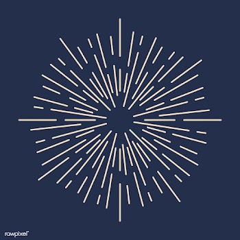 Sunburst design on blue vector | Free stock vector - 534966