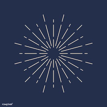 Sunburst design on blue vector | Free stock vector - 534993