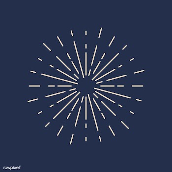 Sunburst design on blue vector | Free stock vector - 535014