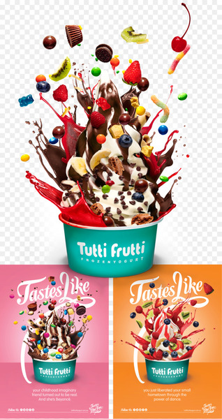 Sundae Tutti frutti Ice cream Plaza Malecón Fruit - ice cream 