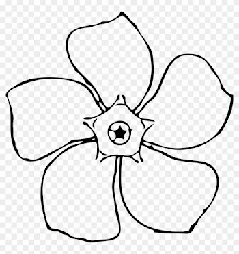 Sunflower Black And White Sunflower Petal Black And - Clipart Flowers Black And White