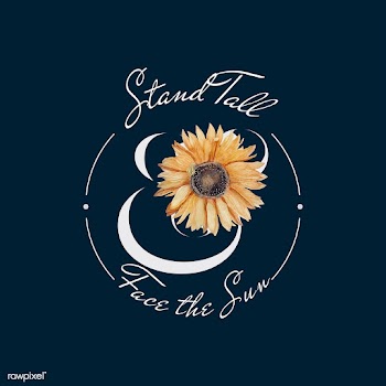 Sunflower bloom badge | Free stock vector - 544900