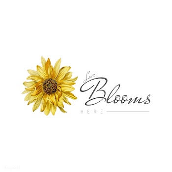 Sunflower blossom badge | Free stock vector - 545025