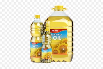 Sunflower oil Vegetable oil Cooking oil Bottle - Three bottles of sunflower oil 