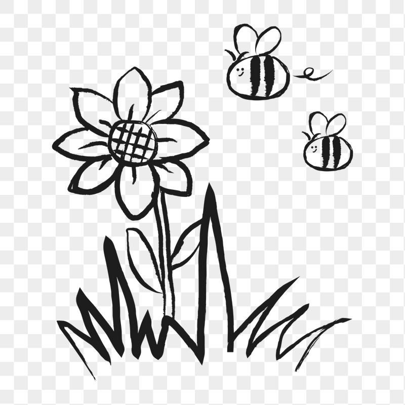 Sunflower png sticker, flower doodle, | Free PNG Illustration - rawpixel
