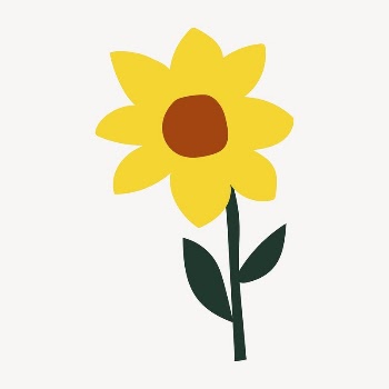 Sunflower sticker, cute doodle in colorful | Free Vector Illustration - rawpixel